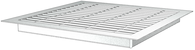 改良桝グレーチング (四面カット)