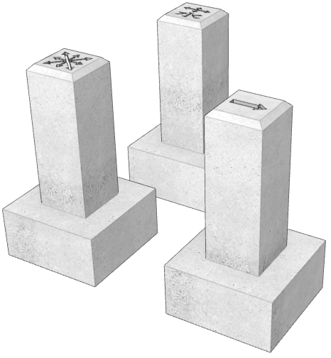 コンクリート埋設標