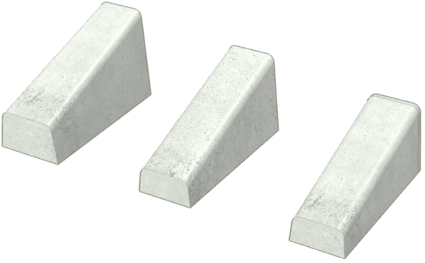 両面R歩車道境界ブロック切り下げ(三角部)