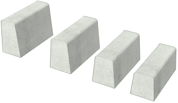 両面R歩車道境界ブロック基本