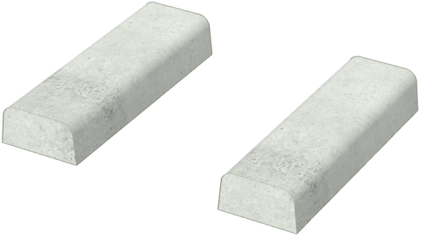 両面R歩車道境界ブロック切り下げ(平もの10cm)