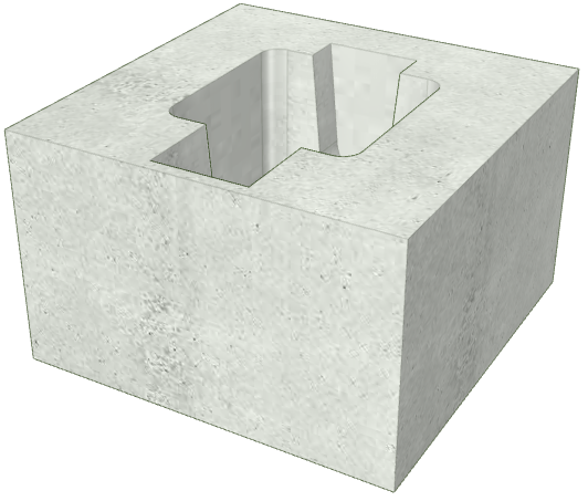 防護柵用根巻ブロック