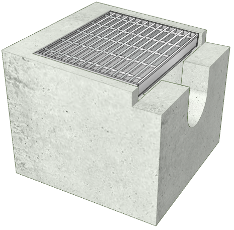 路面排水桝(グレーチング付)