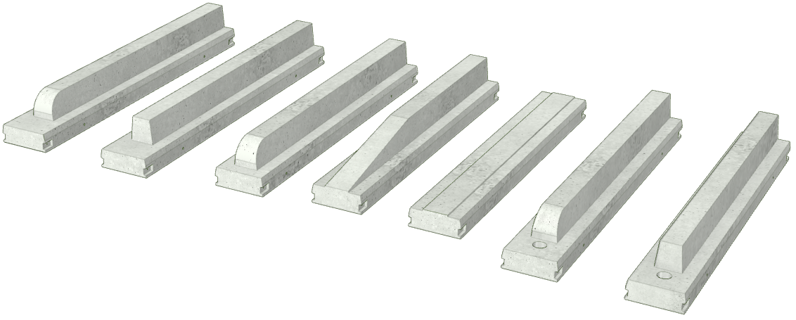 エプロン一体型ブロック